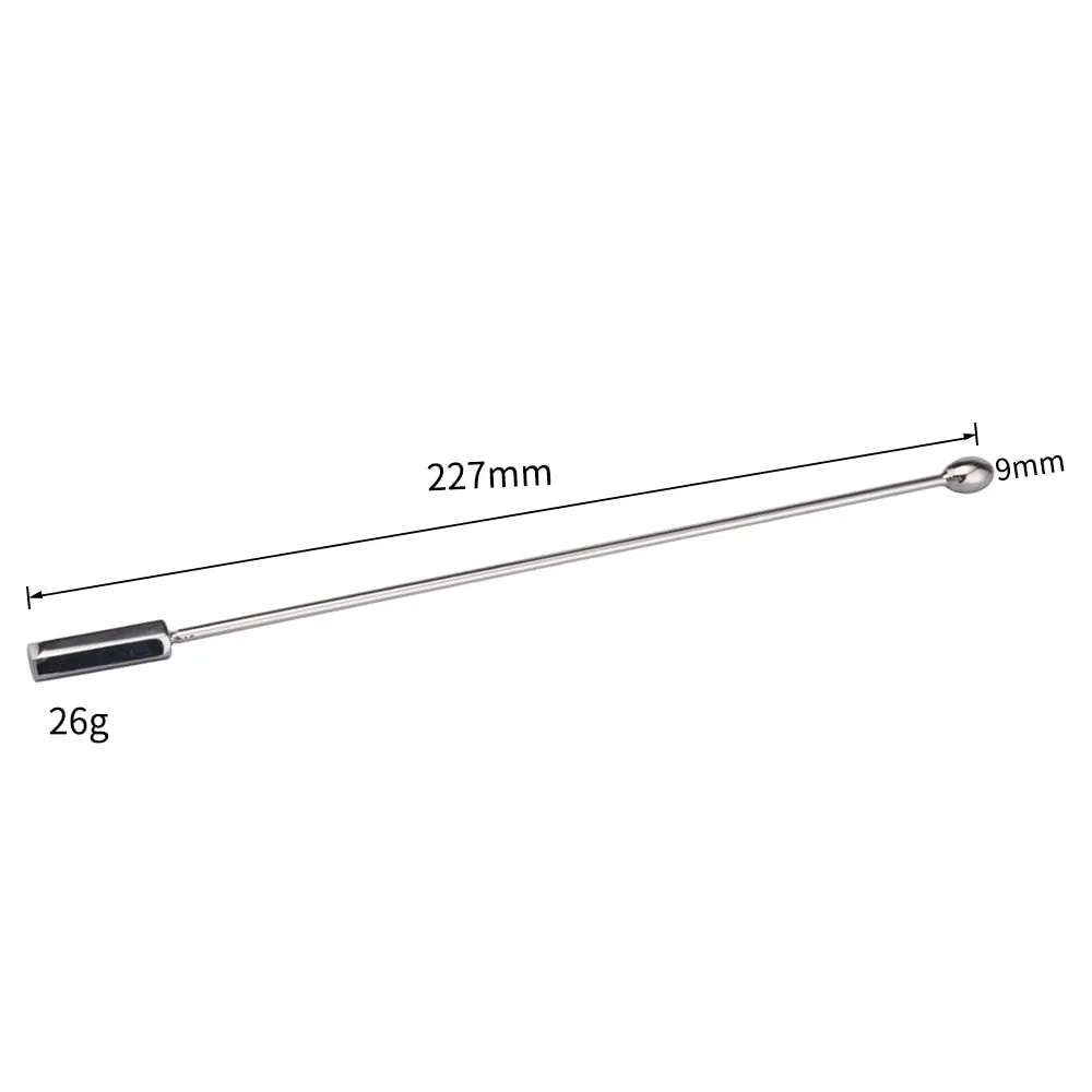 Stainless Steel Urethra Sounding Penis Plug Cum Stopper For Men