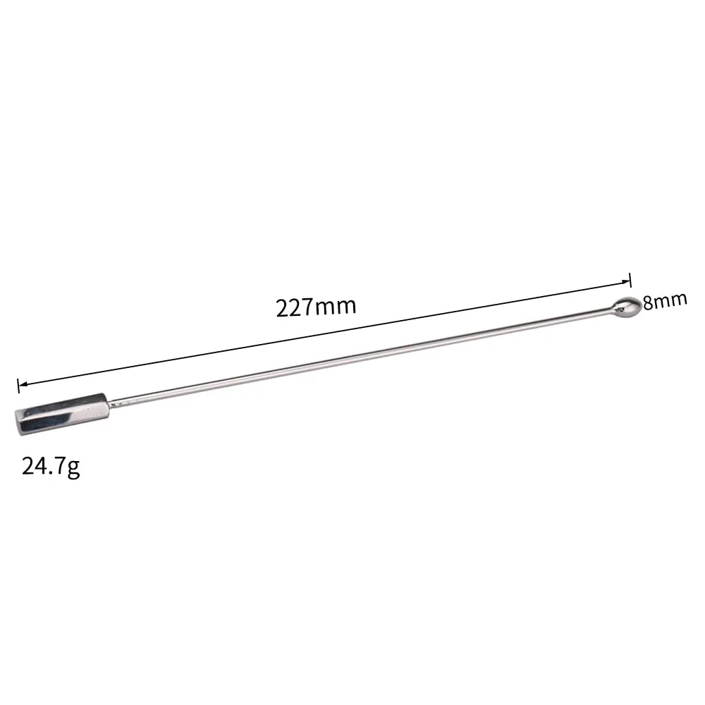 Stainless Steel Urethra Sounding Penis Plug Cum Stopper For Men