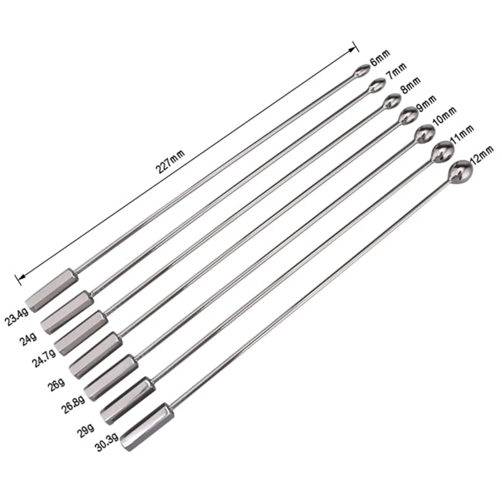 Stainless Steel Urethra Sounding Penis Plug Cum Stopper For Men