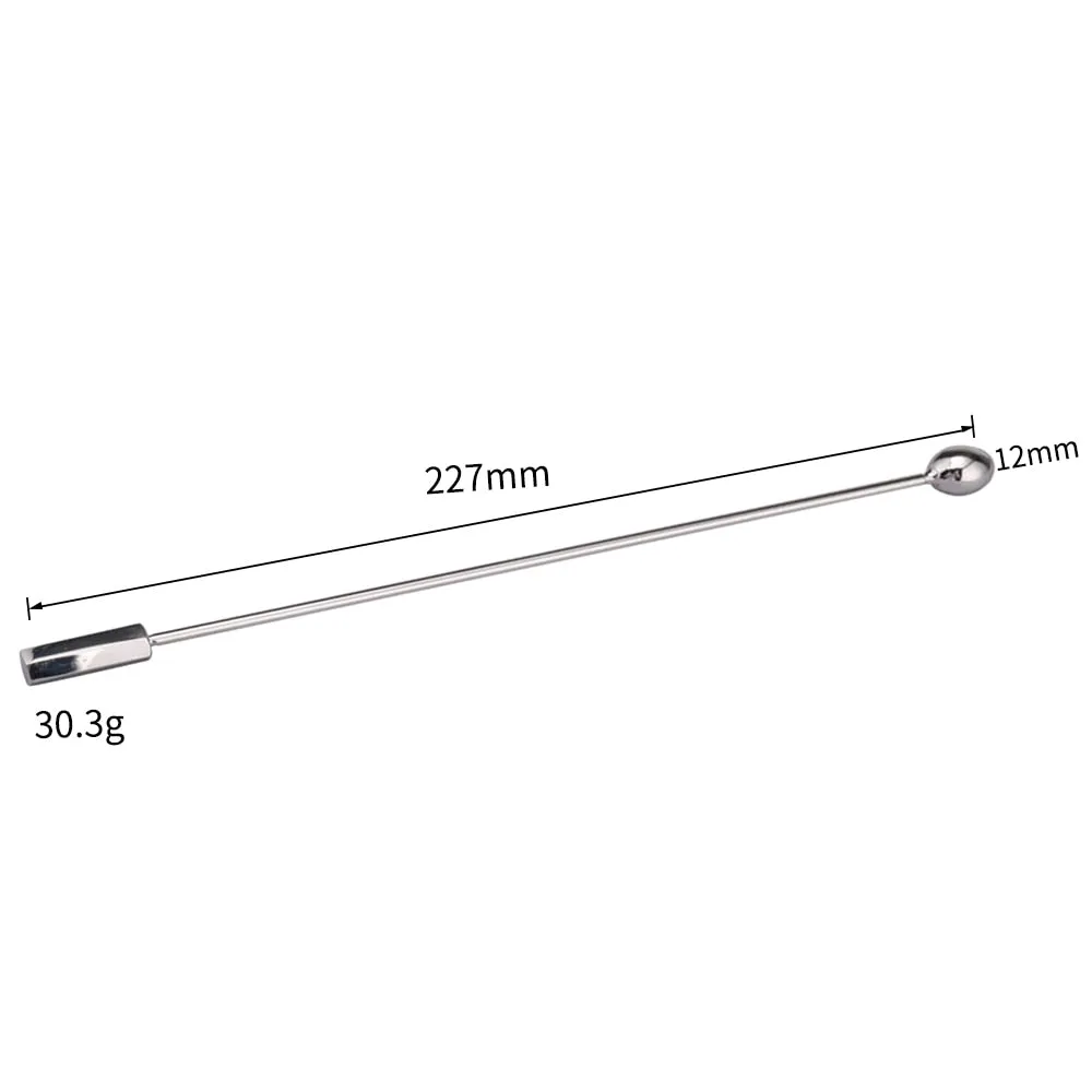 Stainless Steel Urethra Sounding Penis Plug Cum Stopper For Men