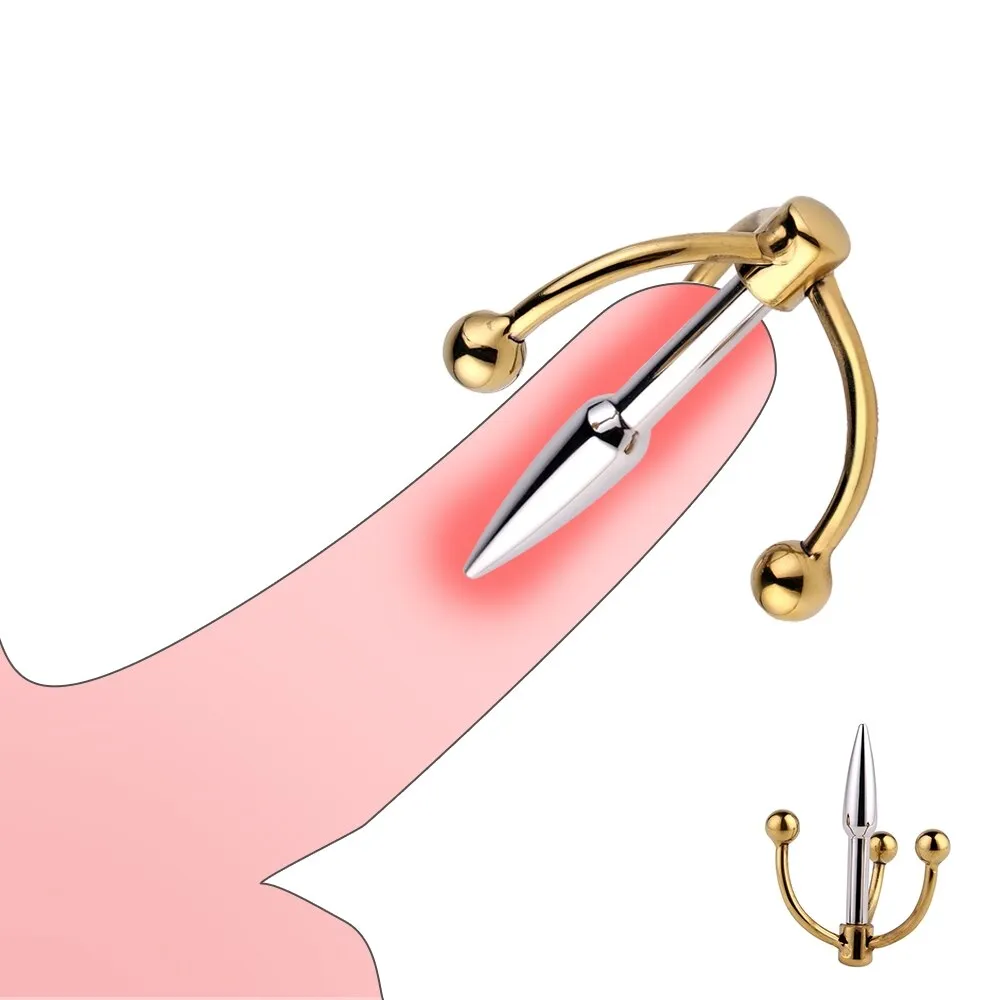 Stainless Steel Urethral Sounding Delayed Ejaculation Penis Plug