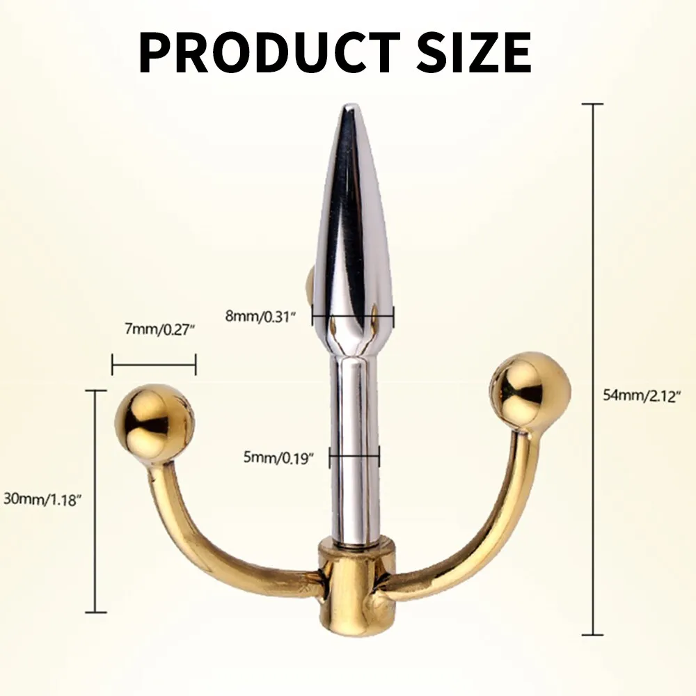 Stainless Steel Urethral Sounding Delayed Ejaculation Penis Plug