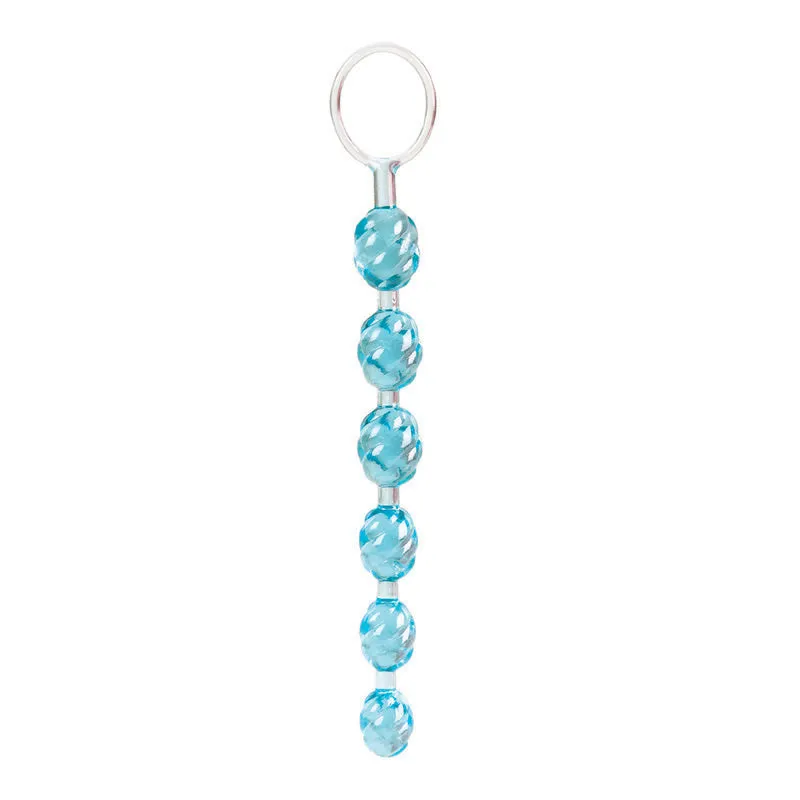 Swirl Pleasure Beads - Blue