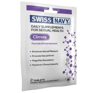 Swiss Navy Climax Female Enhancement - 2 Count Single Pack