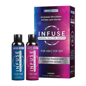 Swiss Navy - Infuse 2-in-1 Arousal Gel for Couples 2pack