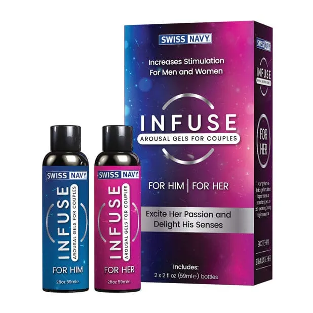 Swiss Navy - Infuse 2-in-1 Arousal Gel for Couples 2pack
