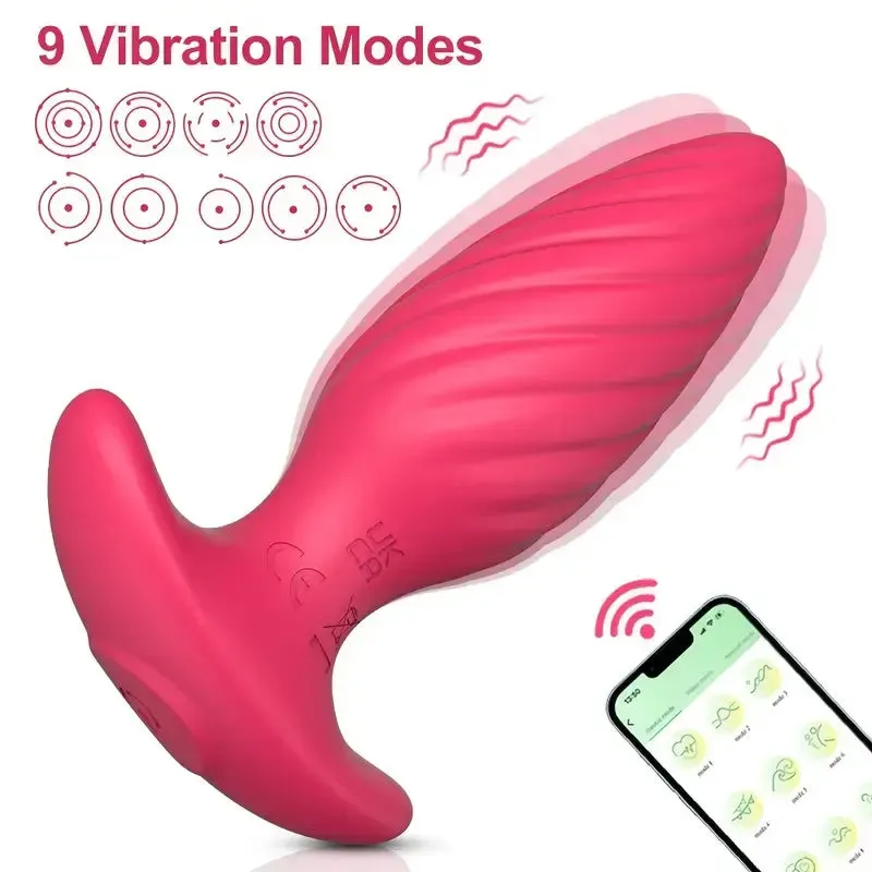 Thrusting Sex Toy Anal Plug Vibrating Butt Plug G Spot Prostate Vibrator