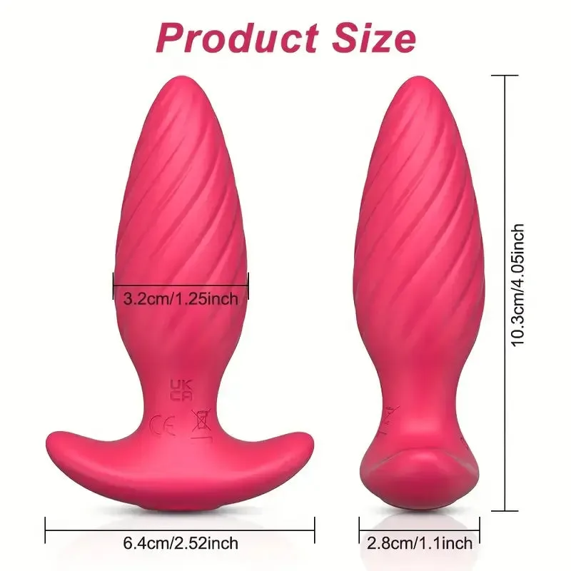 Thrusting Sex Toy Anal Plug Vibrating Butt Plug G Spot Prostate Vibrator