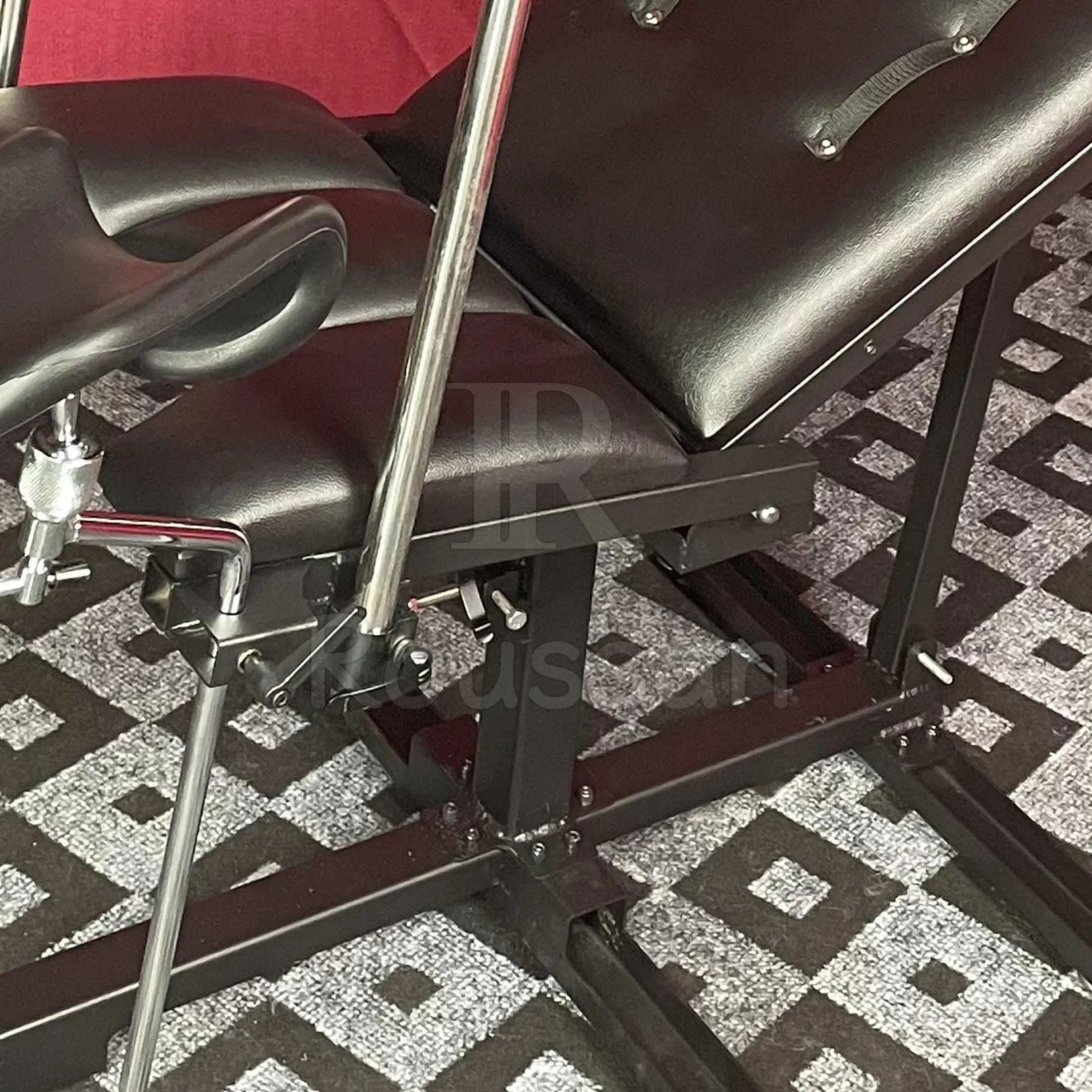 Ultimate Obedience Chair with Roussan Fuck Machine. BDSM Bondage Sex Furniture