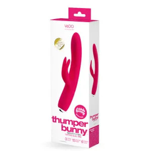 VeDO Thumper Bunny Rechargeable Dual Vibe - Pretty in Pink