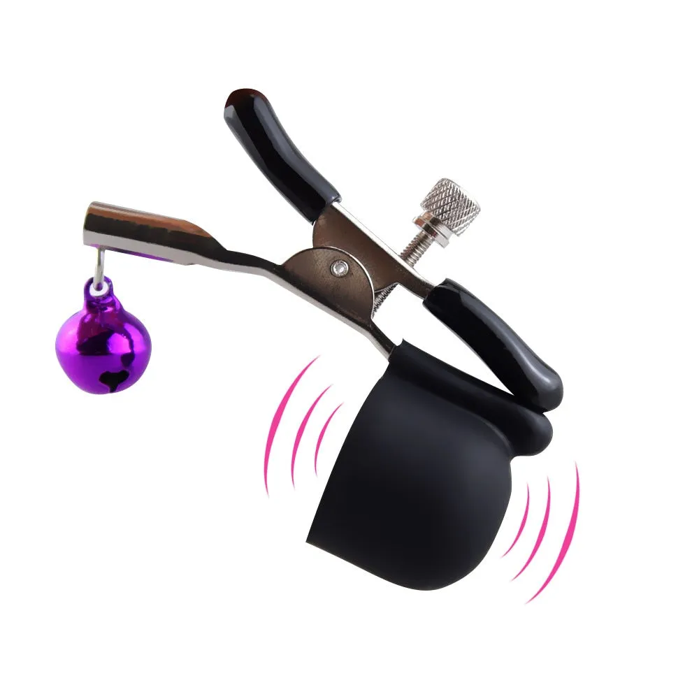 Vibrating Nipple Clip Sex Slave Breast Nipple Clamp