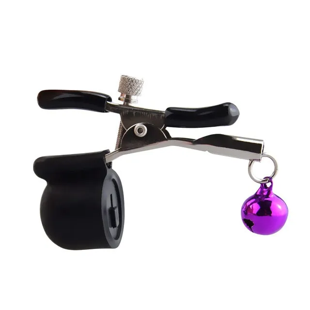 Vibrating Nipple Clip Sex Slave Breast Nipple Clamp