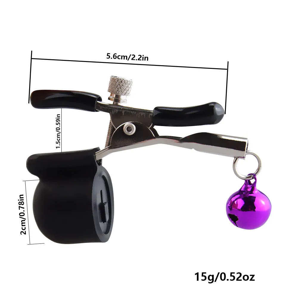 Vibrating Nipple Clip Sex Slave Breast Nipple Clamp