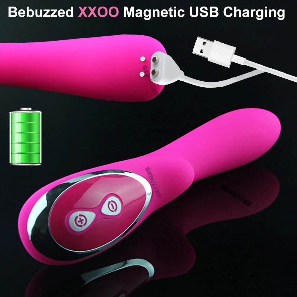 XXOO G-Spot Vibrator Flexible Rabbit Magnetic USB Rechargeable Female Sex Toy